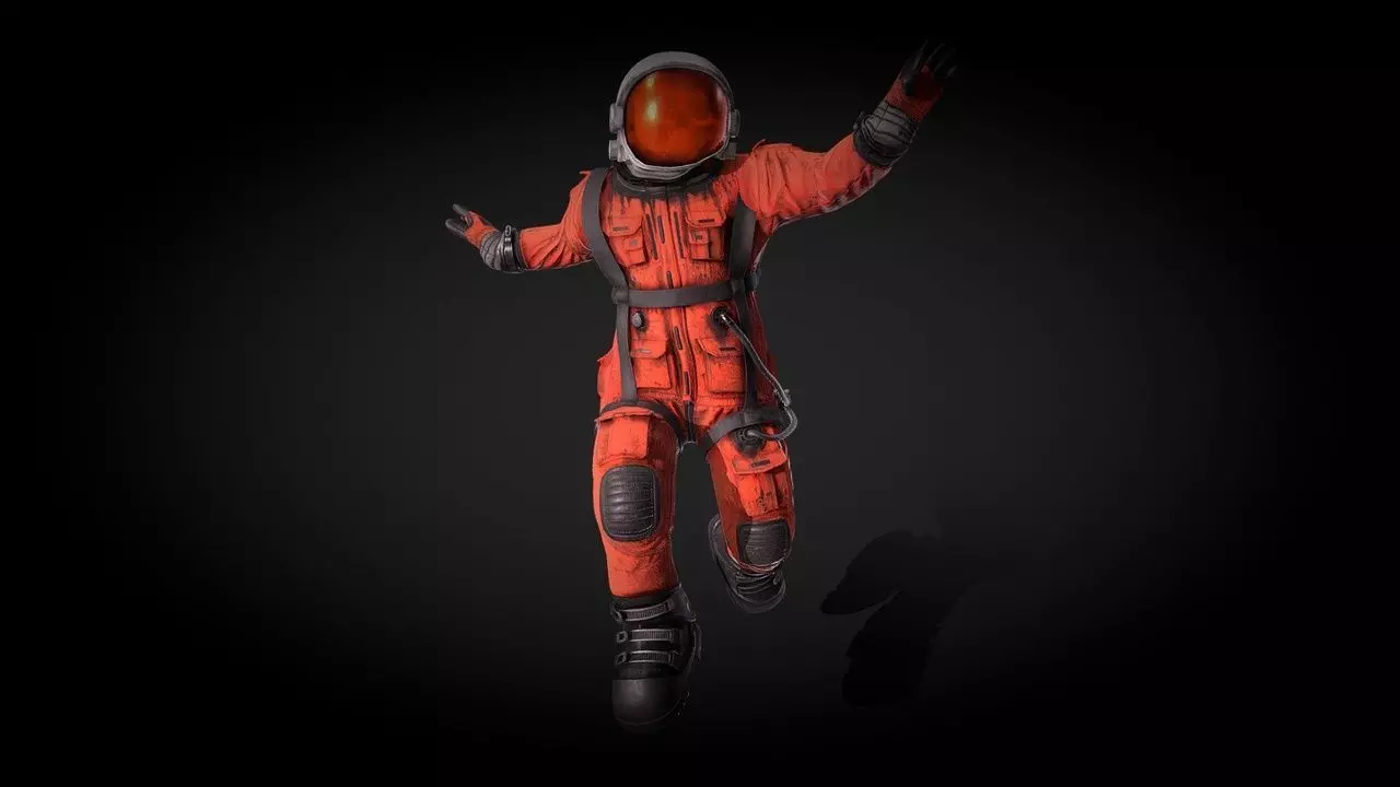 DeadAstronaut Low-poly 3D model_0