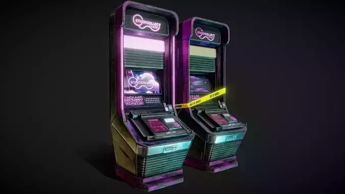 Cyberpunk Mail Machine