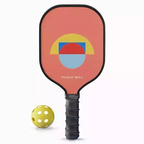 Pickleball paddle 3d Model 4k Textures 