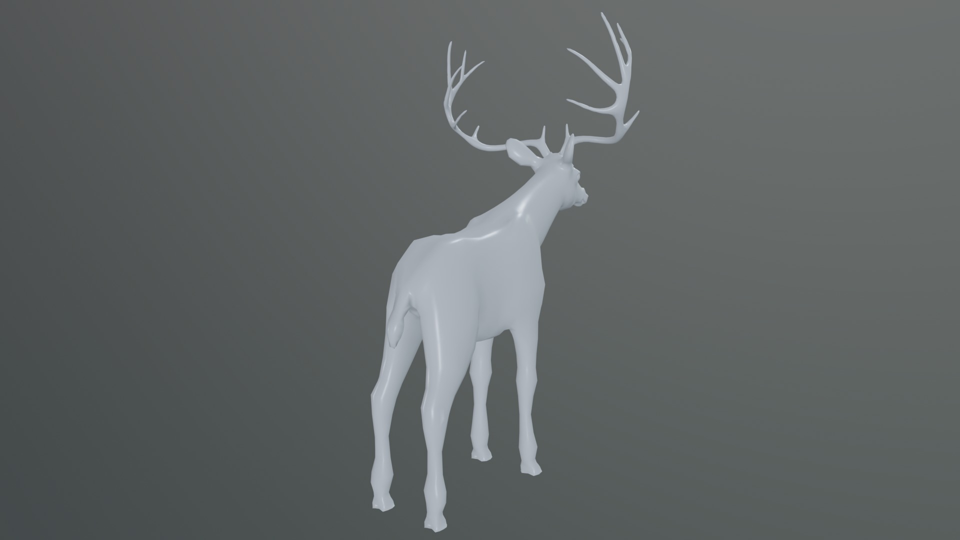 Deer  rig  high-poly  textured 3D model_16