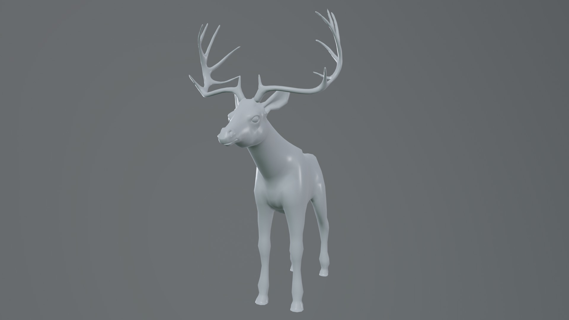 Deer  rig  high-poly  textured 3D model_13