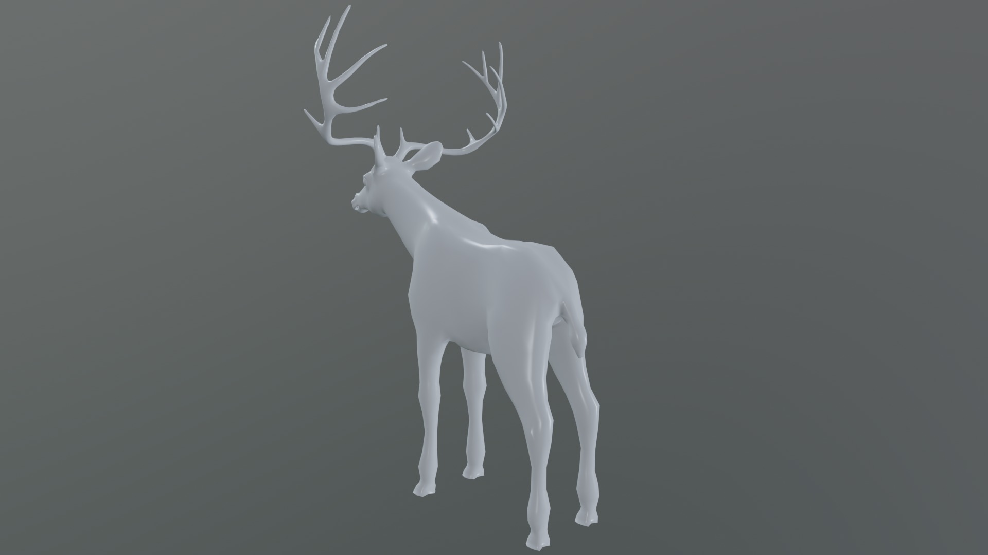 Deer  rig  high-poly  textured 3D model_15