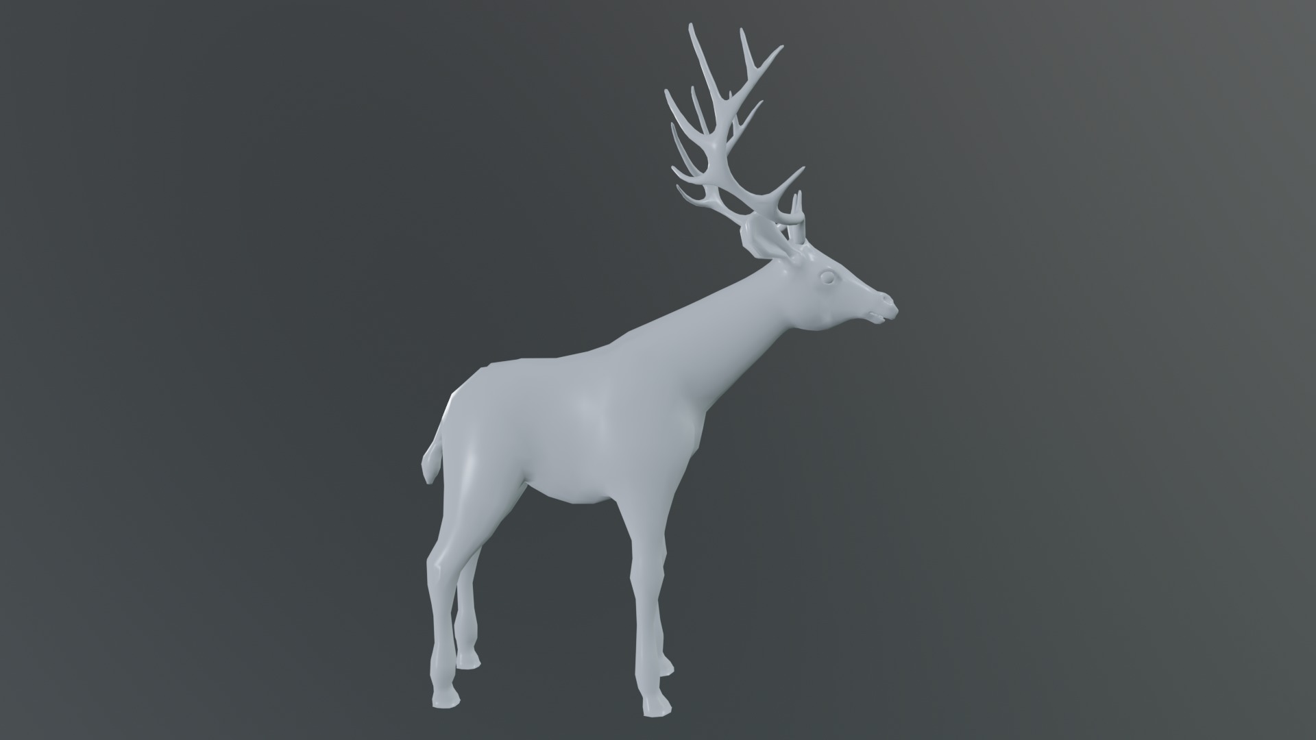 Deer  rig  high-poly  textured 3D model_18