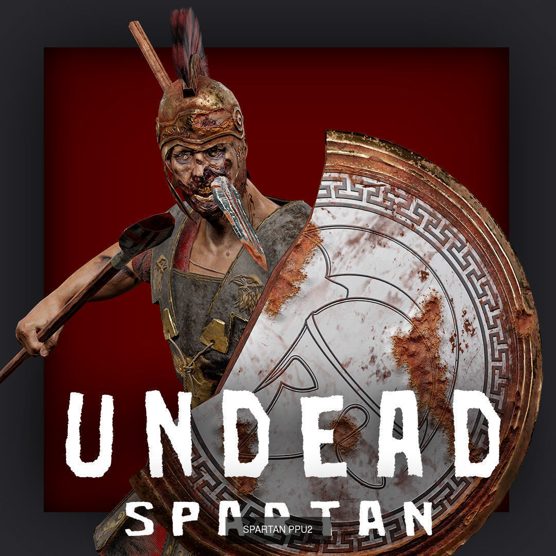 UNDEAD SPARTAN PPU PACK 3D Model Collection_14
