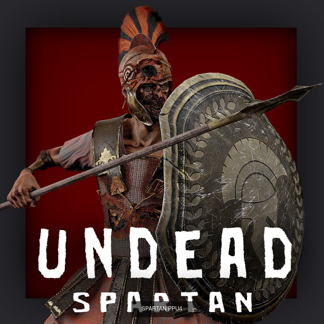 UNDEAD SPARTAN PPU PACK 3D Model Collection_16