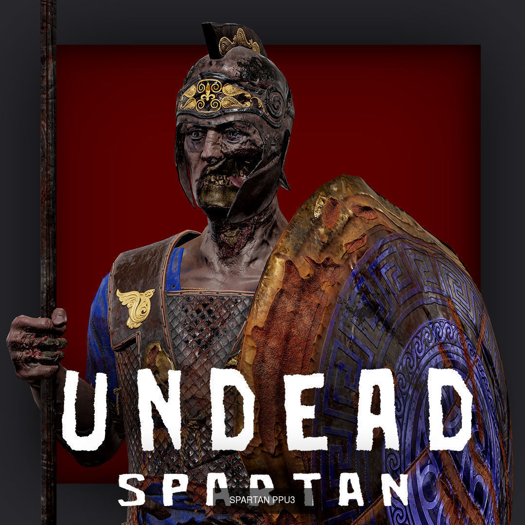 UNDEAD SPARTAN PPU PACK 3D Model Collection_15