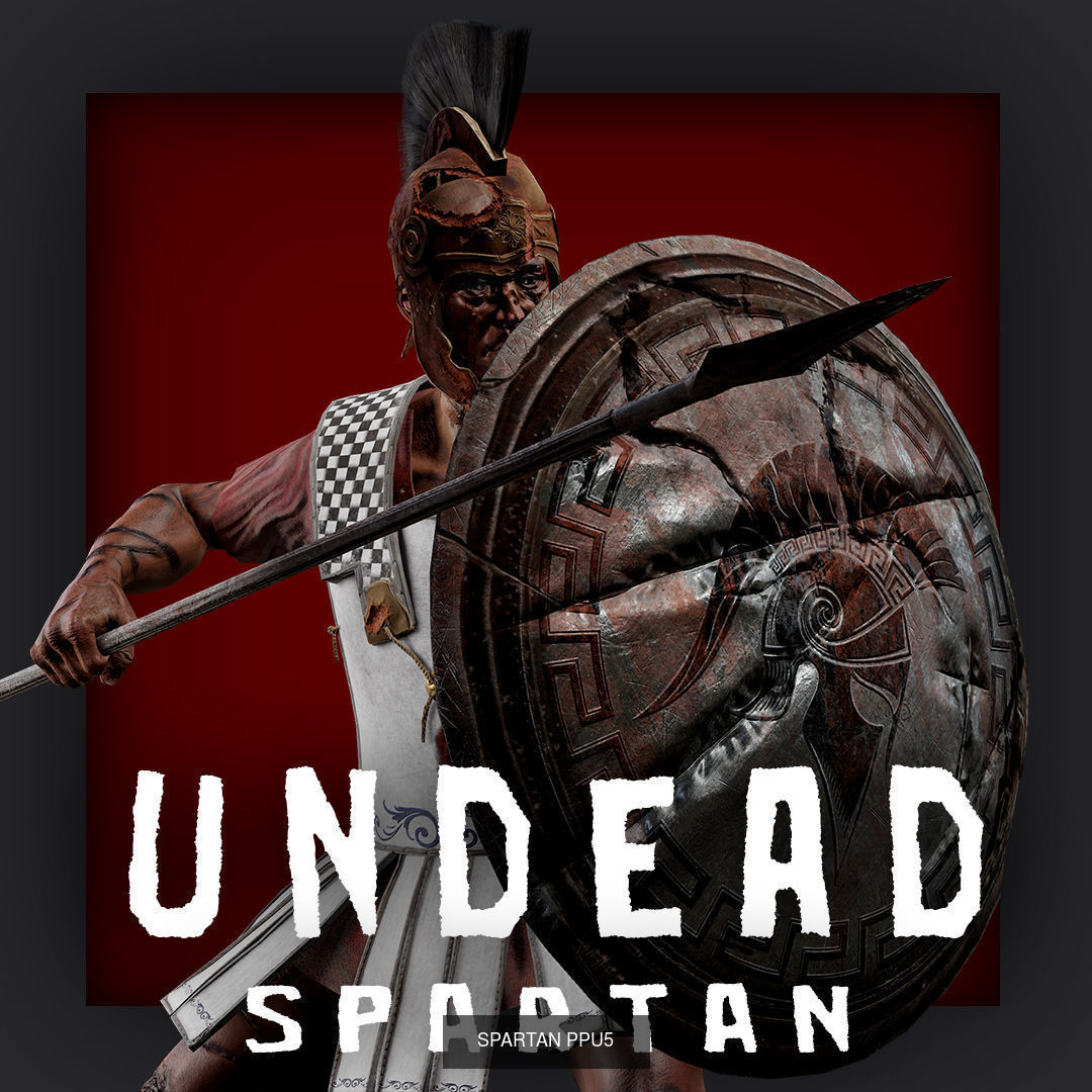 UNDEAD SPARTAN PPU PACK 3D Model Collection_17