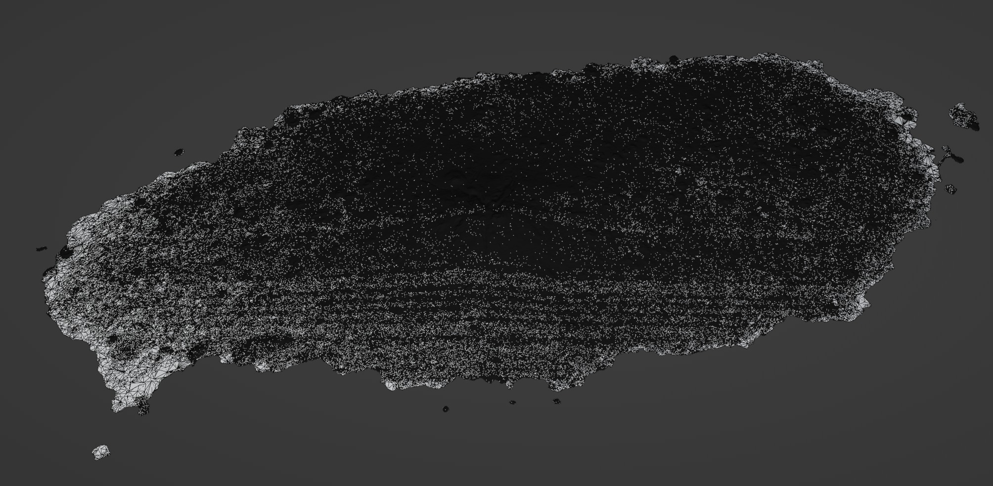 Jeju Island Low-poly 3D model_3