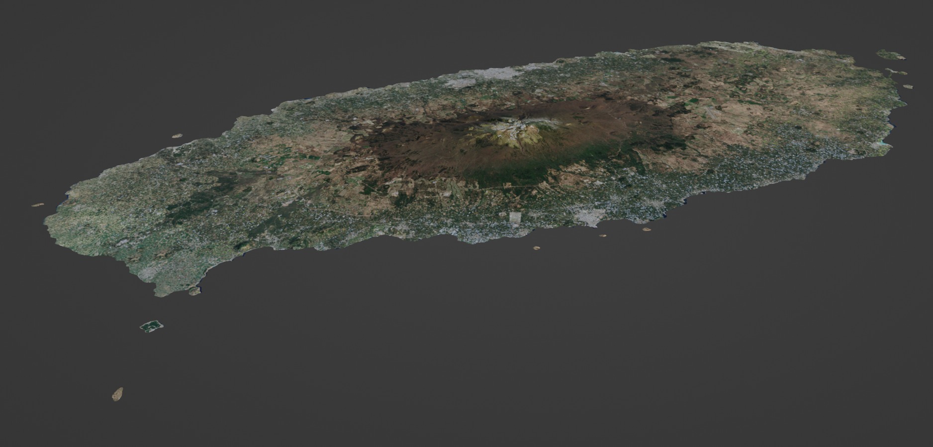 Jeju Island Low-poly 3D model_2