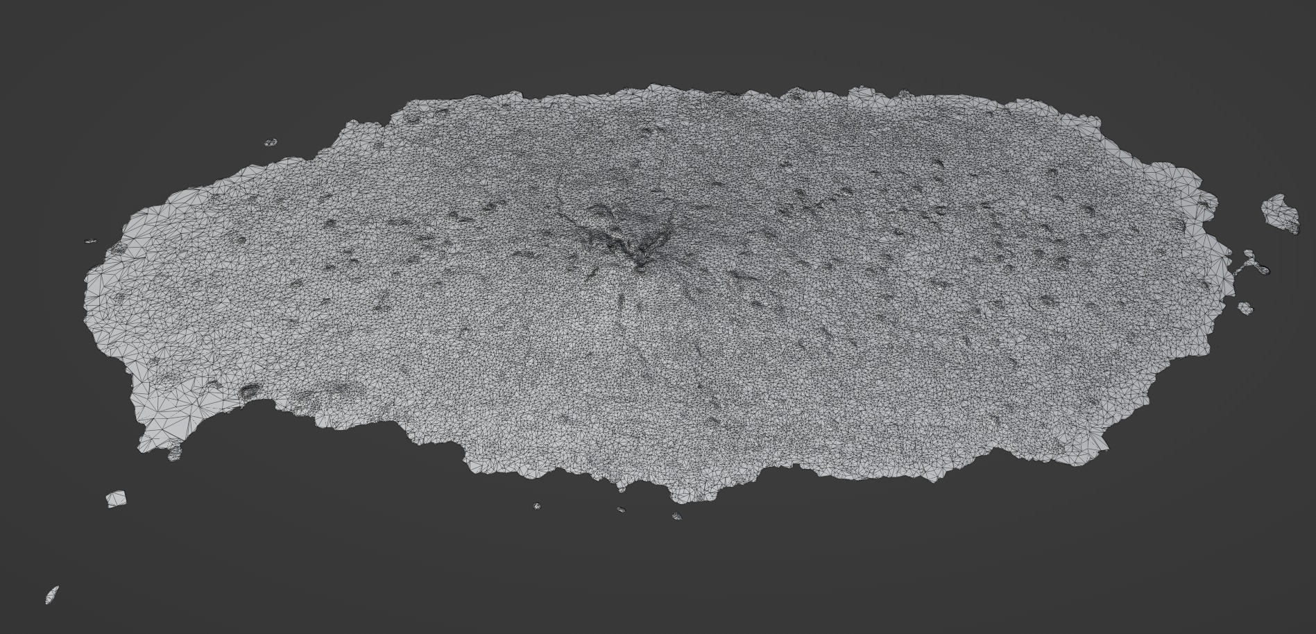 Jeju Island Low-poly 3D model_7