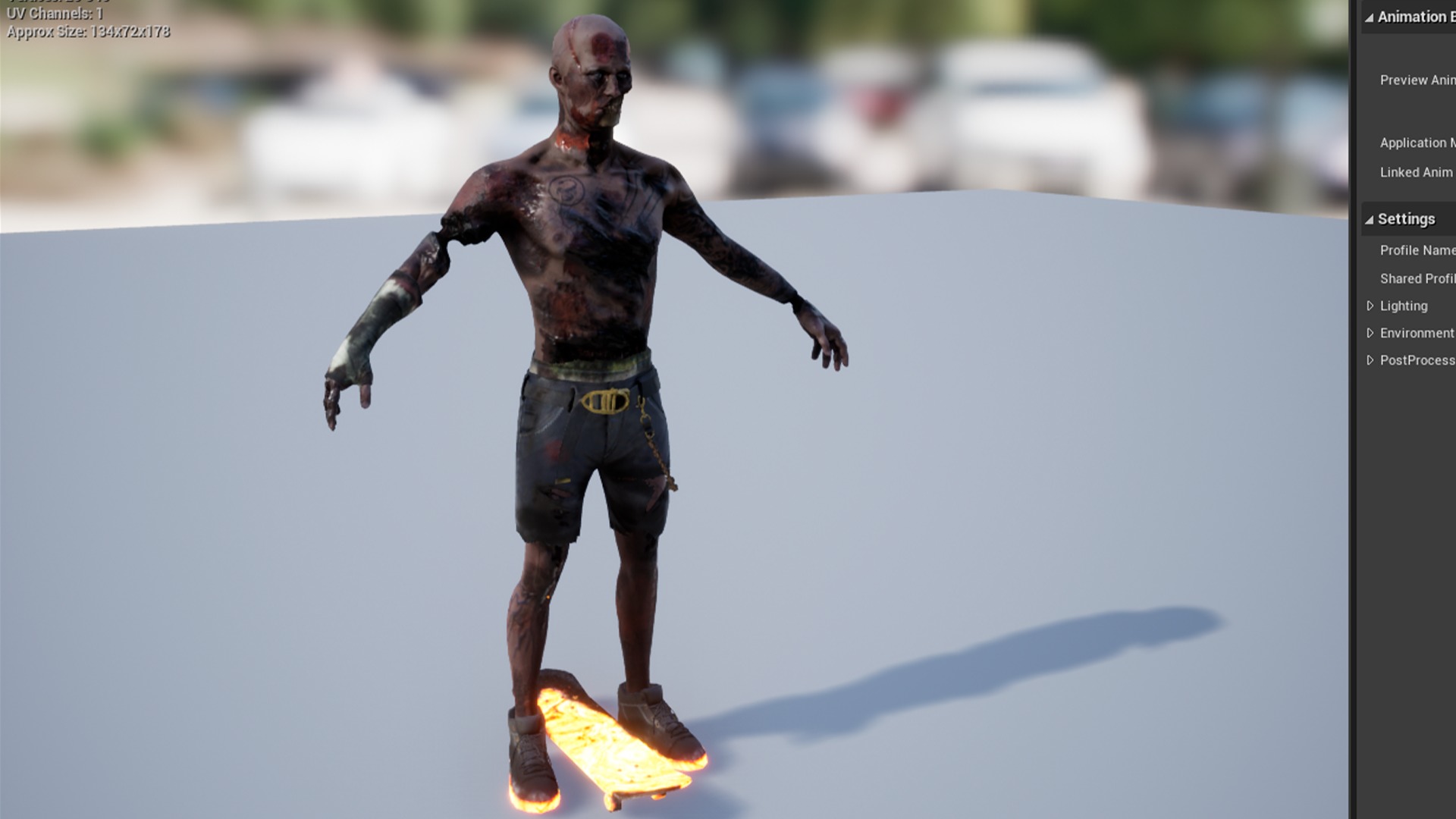 PUNK UNDEAD 3 Rock and Roll Low-poly 3D model_17