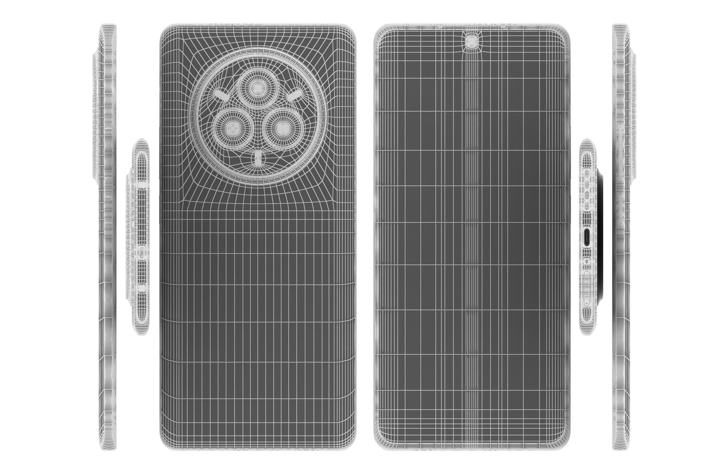 Realme 14 Pro 5G Violet 3D model_17