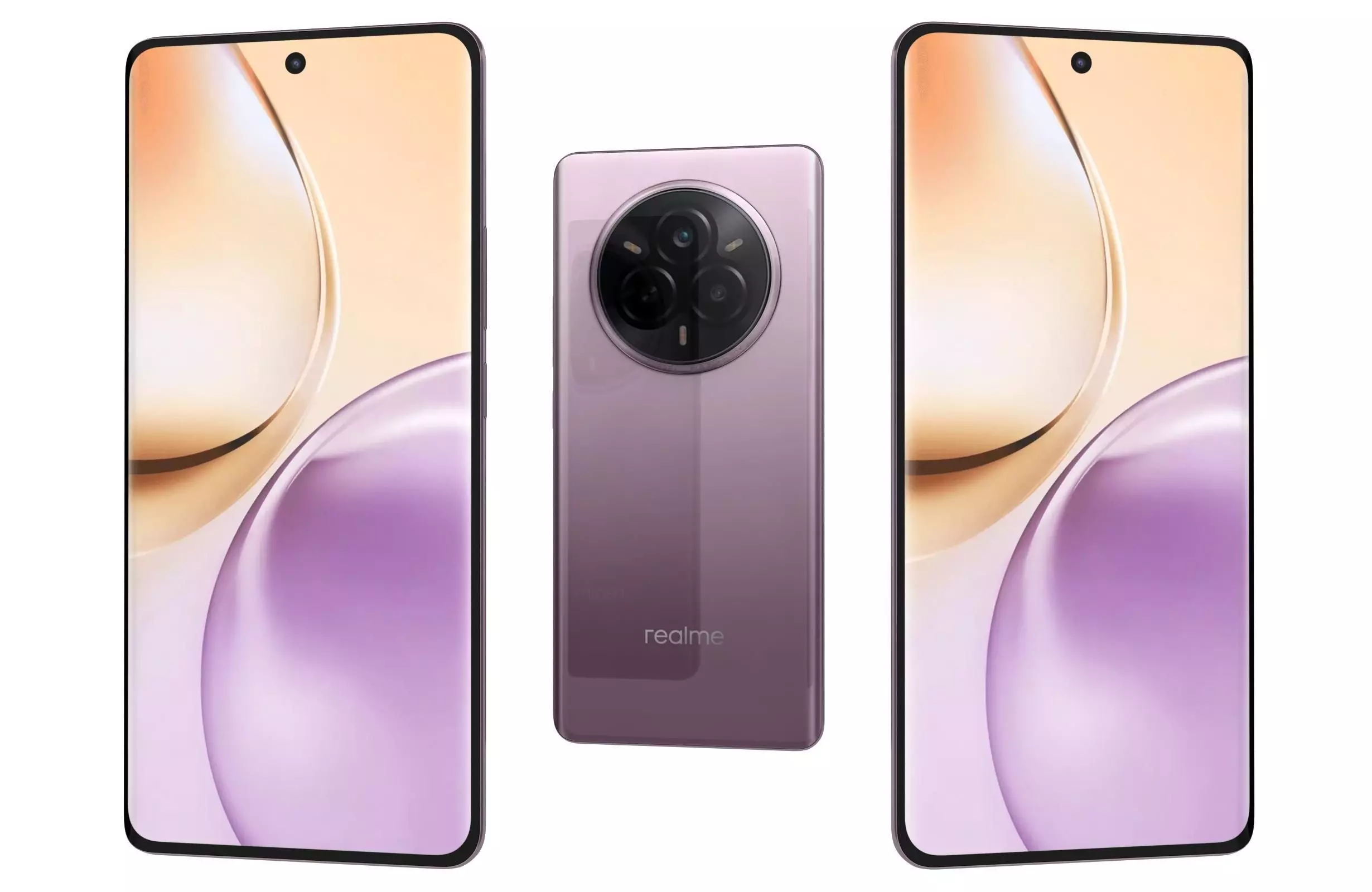 Realme 14 Pro 5G Violet 3D model_0