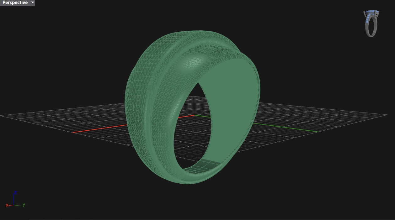 free form ring N24 3D print model_5