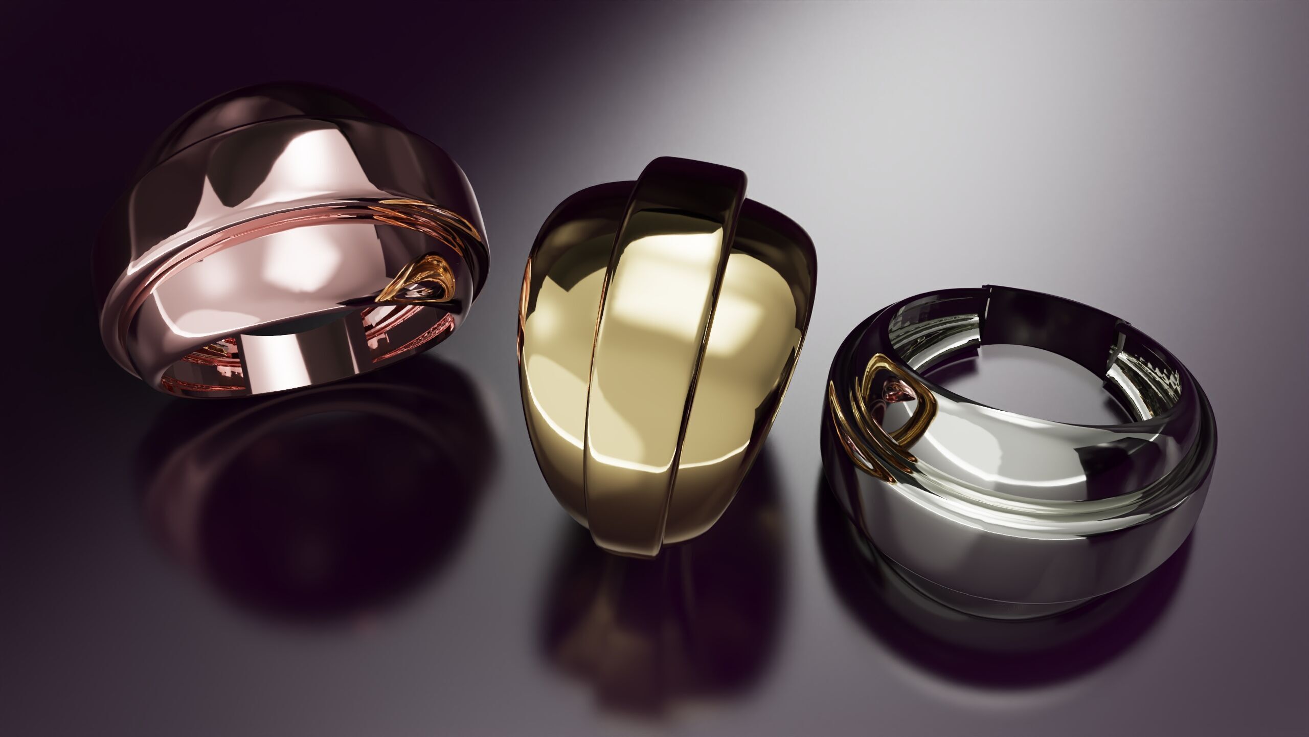 free form ring N24 3D print model_4