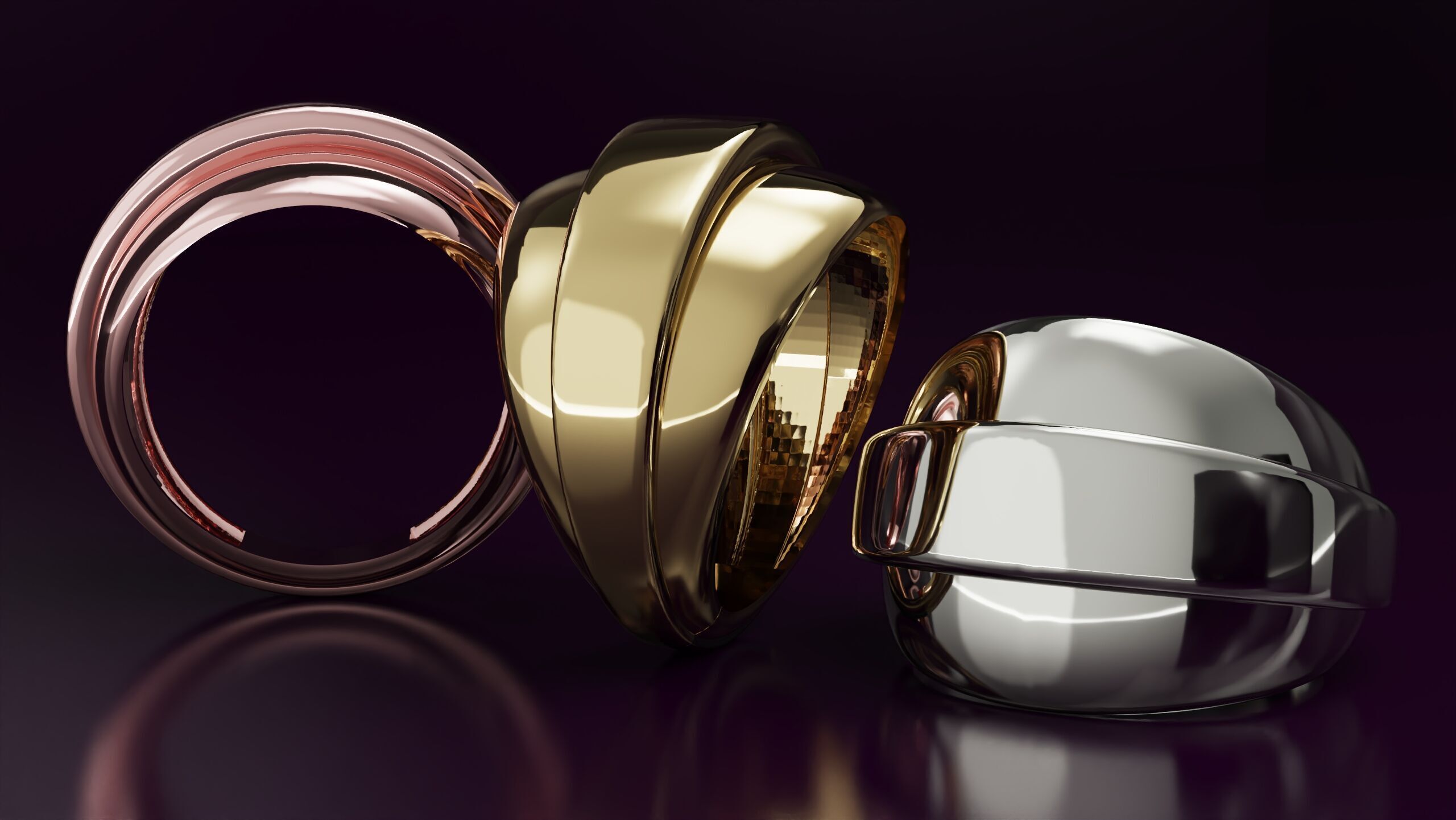 free form ring N24 3D print model_3