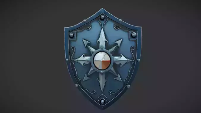 decorative medieval shield