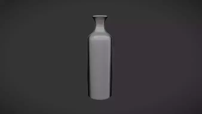 ceramic vase with narrow neck