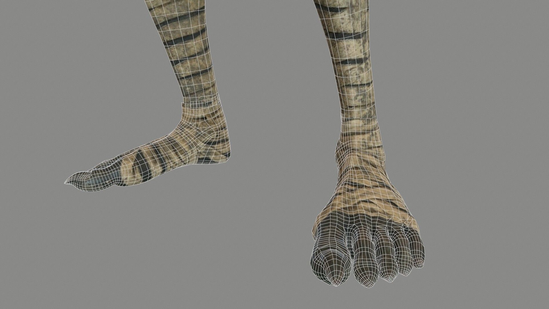 Egyptian God Anubis Low-poly 3D model_19