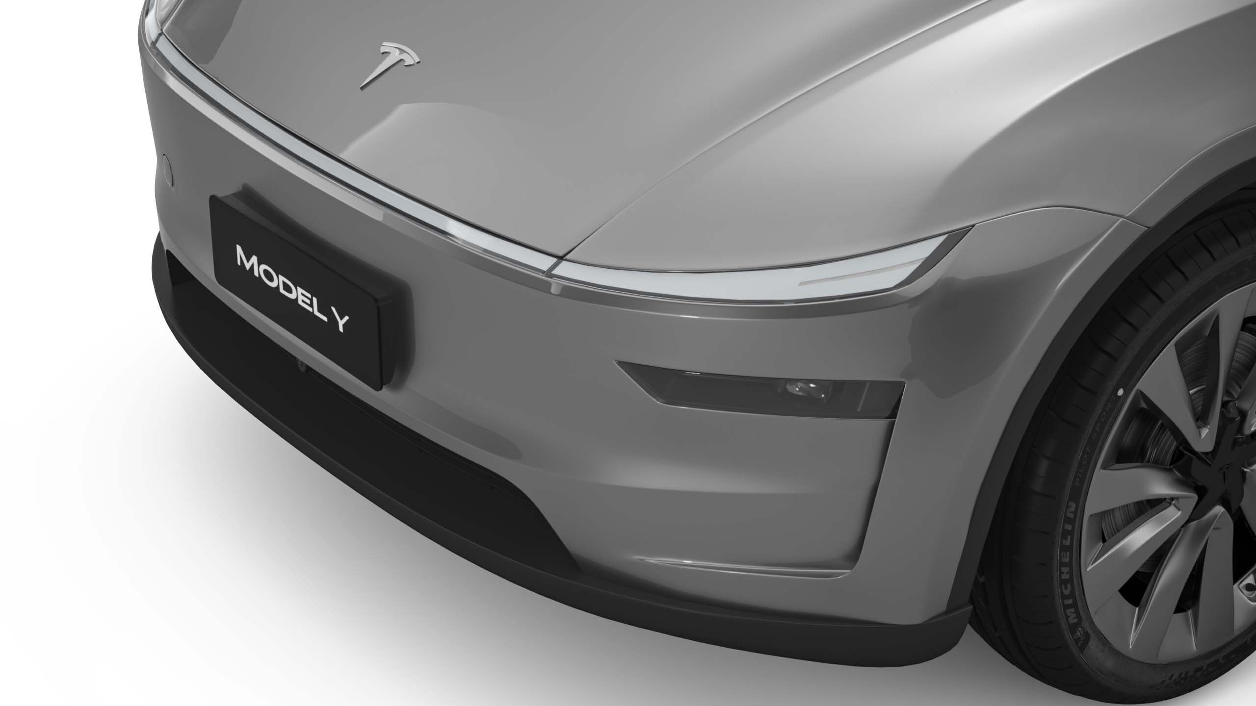 2025 Tesla New Model Y With Two Style Rims 3D model_6
