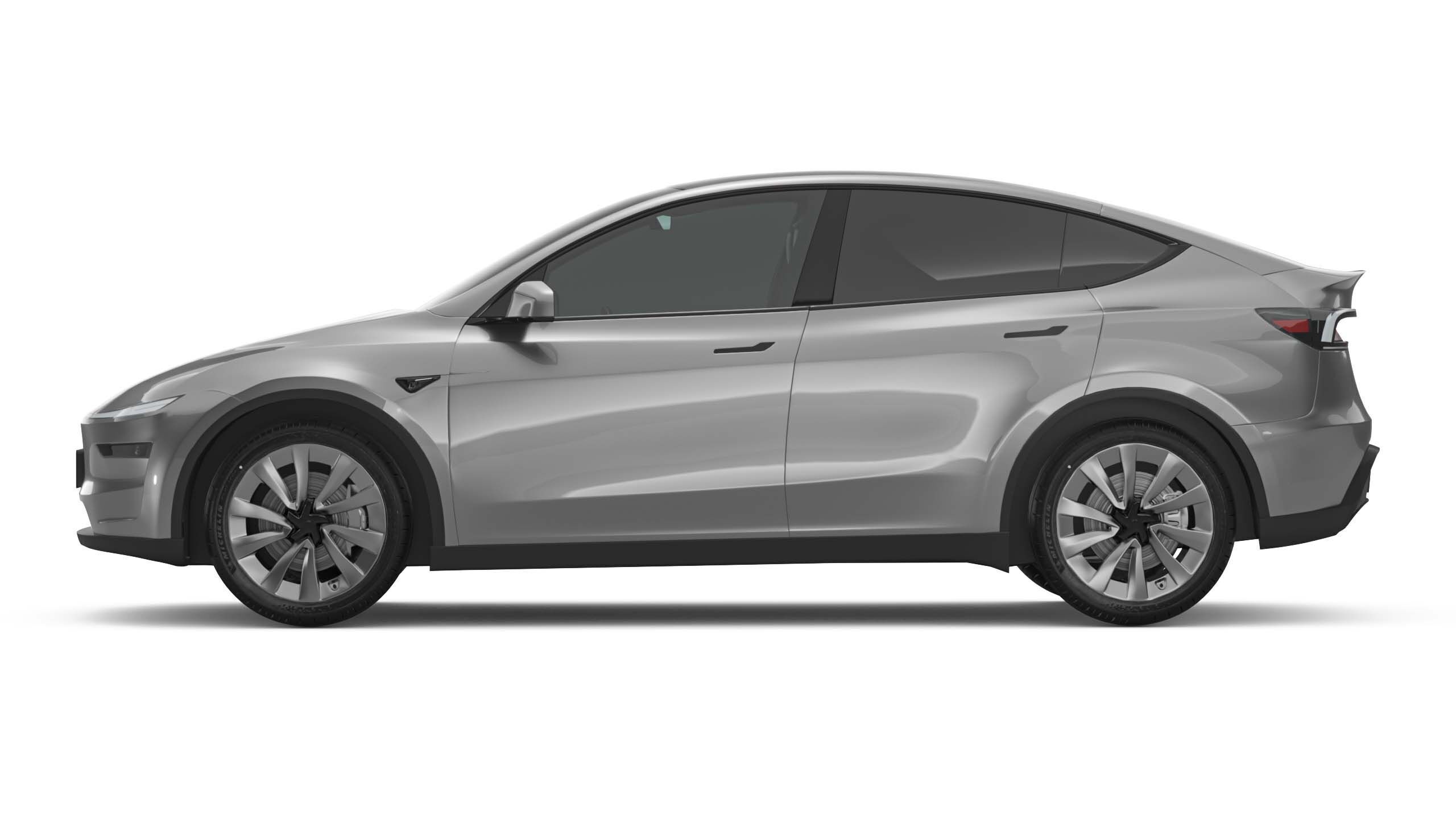 2025 Tesla New Model Y With Two Style Rims 3D model_11