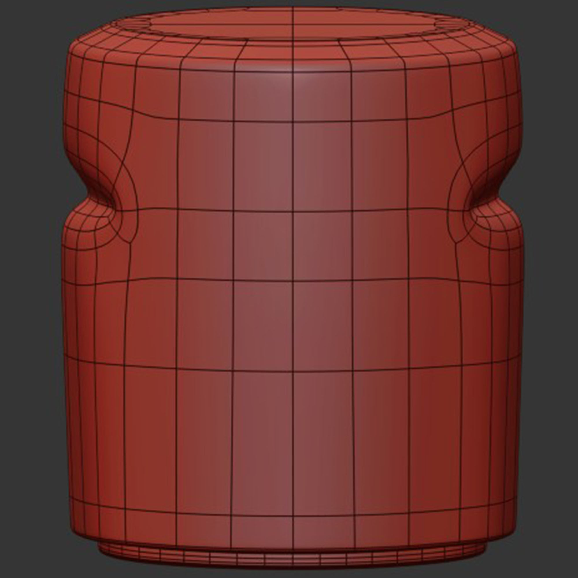 Azu sculpture coffee table by poliform 3D model_2