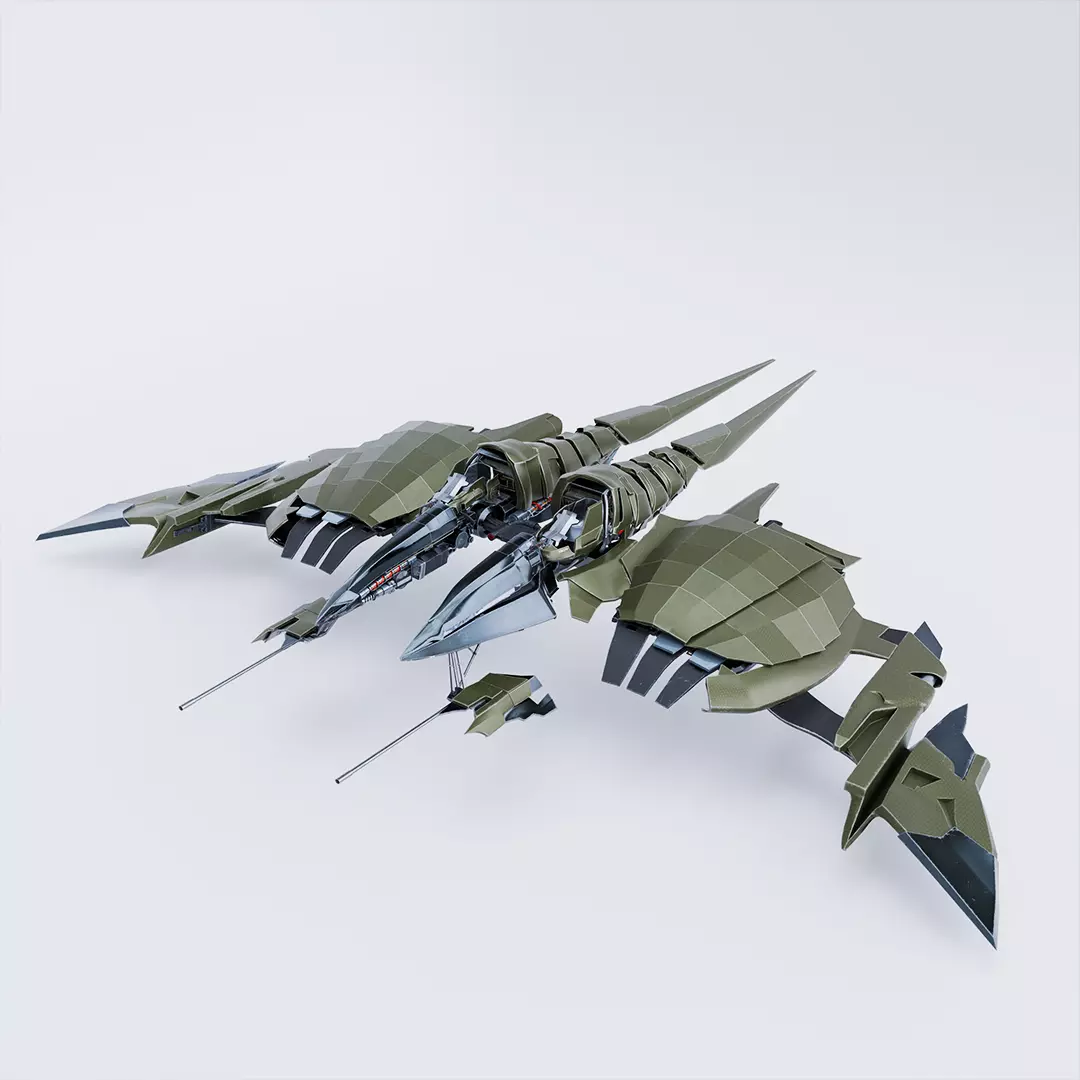 Green Goblin Glider 3D model_0