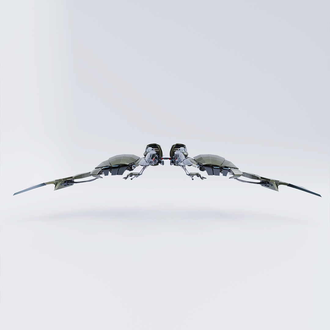 Green Goblin Glider 3D model_5