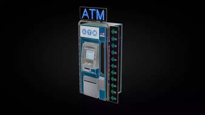 Low Poly ATM Model