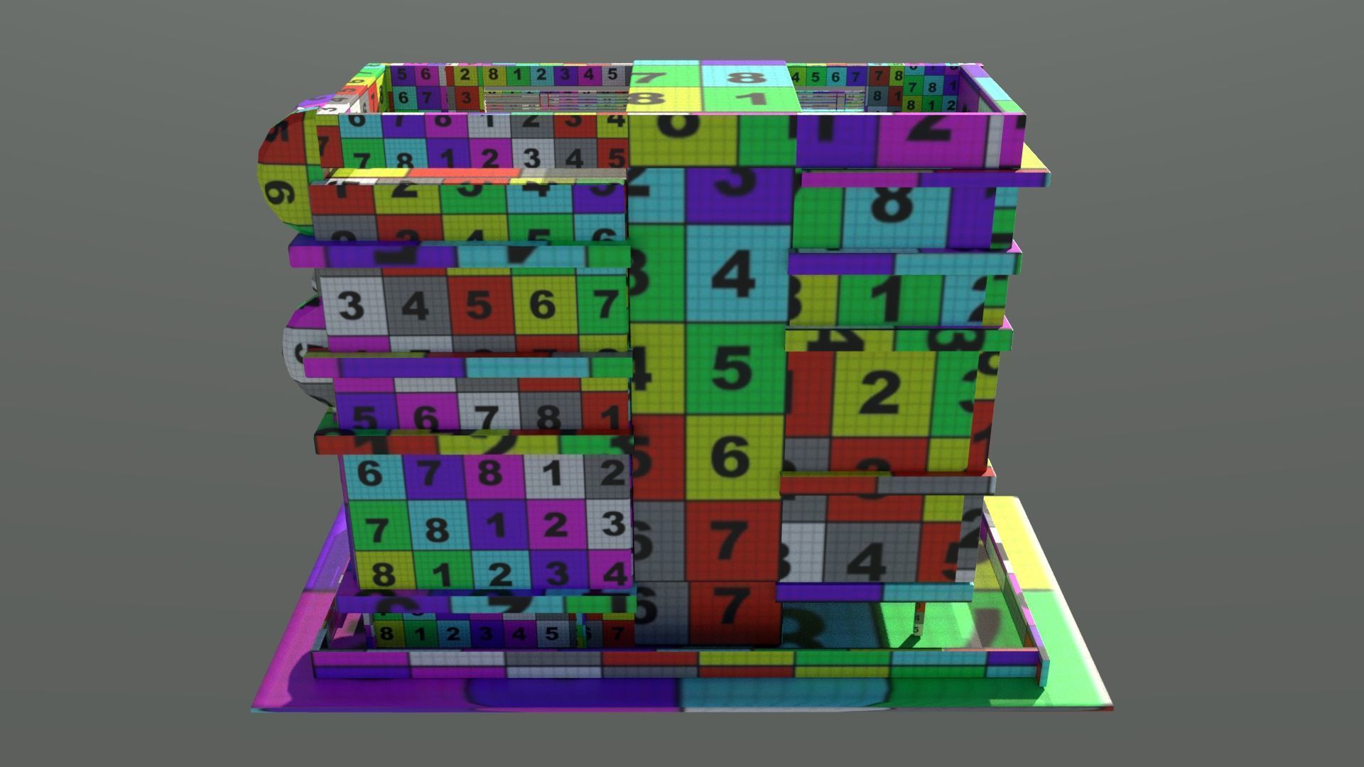 laos Game Building 3 Low-poly 3D model_13