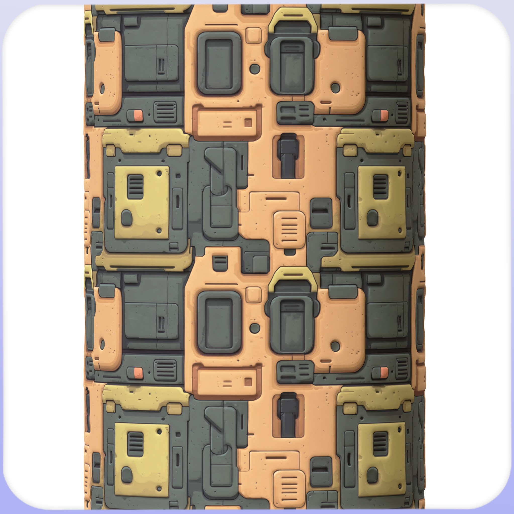 SciFi Seamless Texture Texture_3