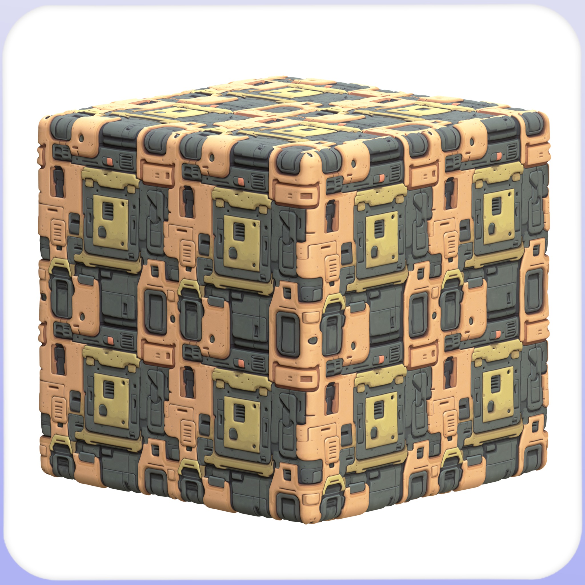 SciFi Seamless Texture Texture_6