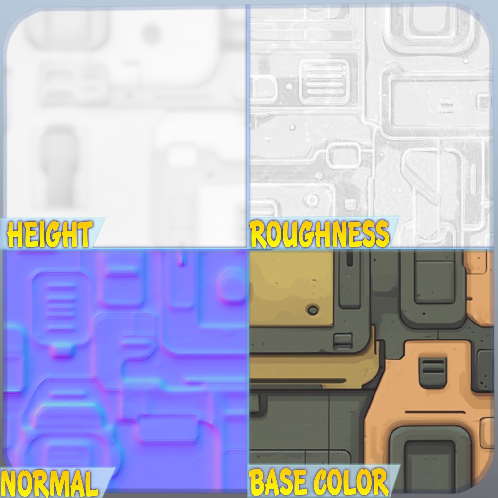 SciFi Seamless Texture Texture_1