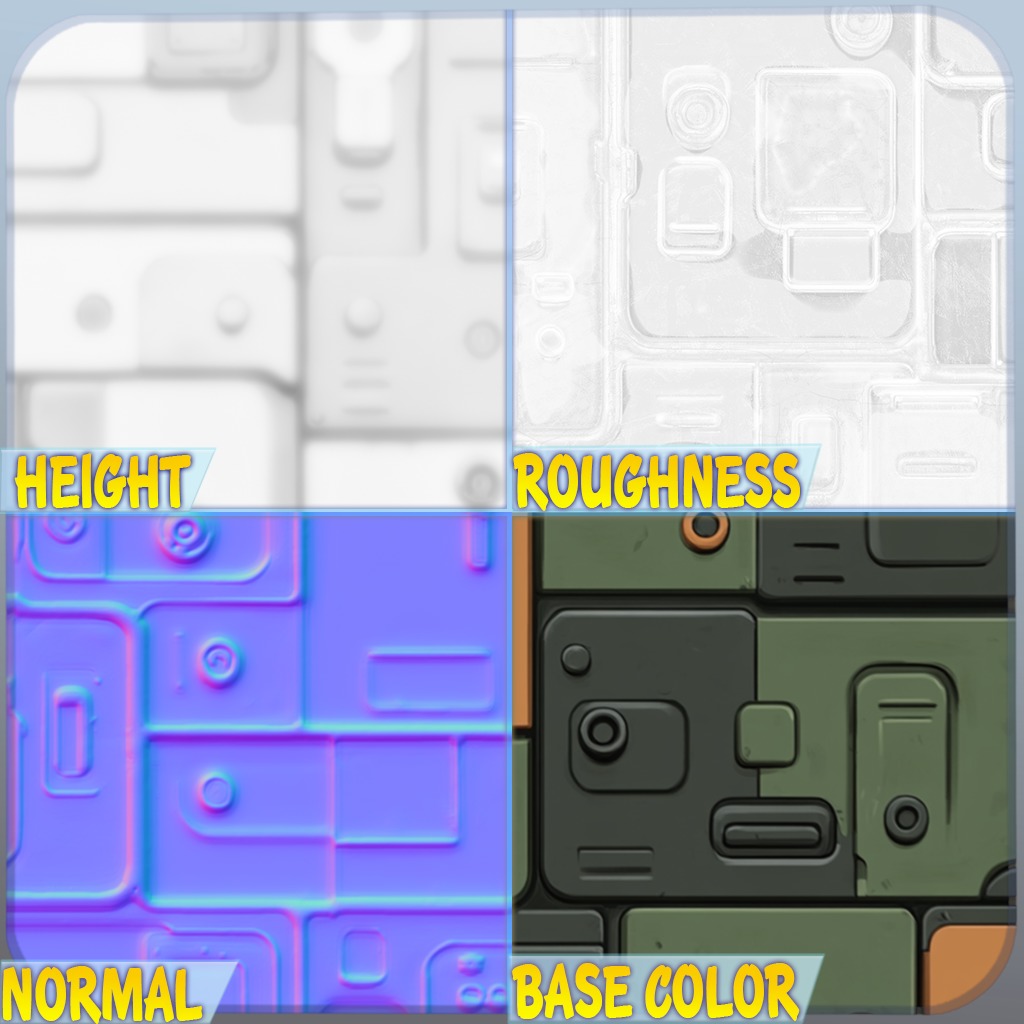 SciFi Seamless Texture Texture_1