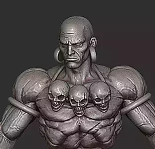 StreetFighterDhalsim 3D print model