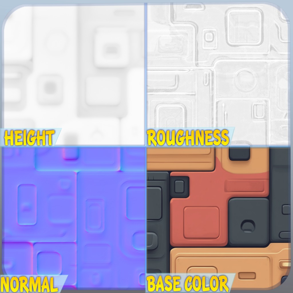 SciFi Seamless Texture Texture_1