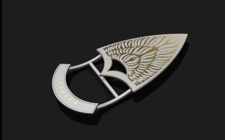 Aragorn king boromir cape holder lord of the rings  3D print model_0