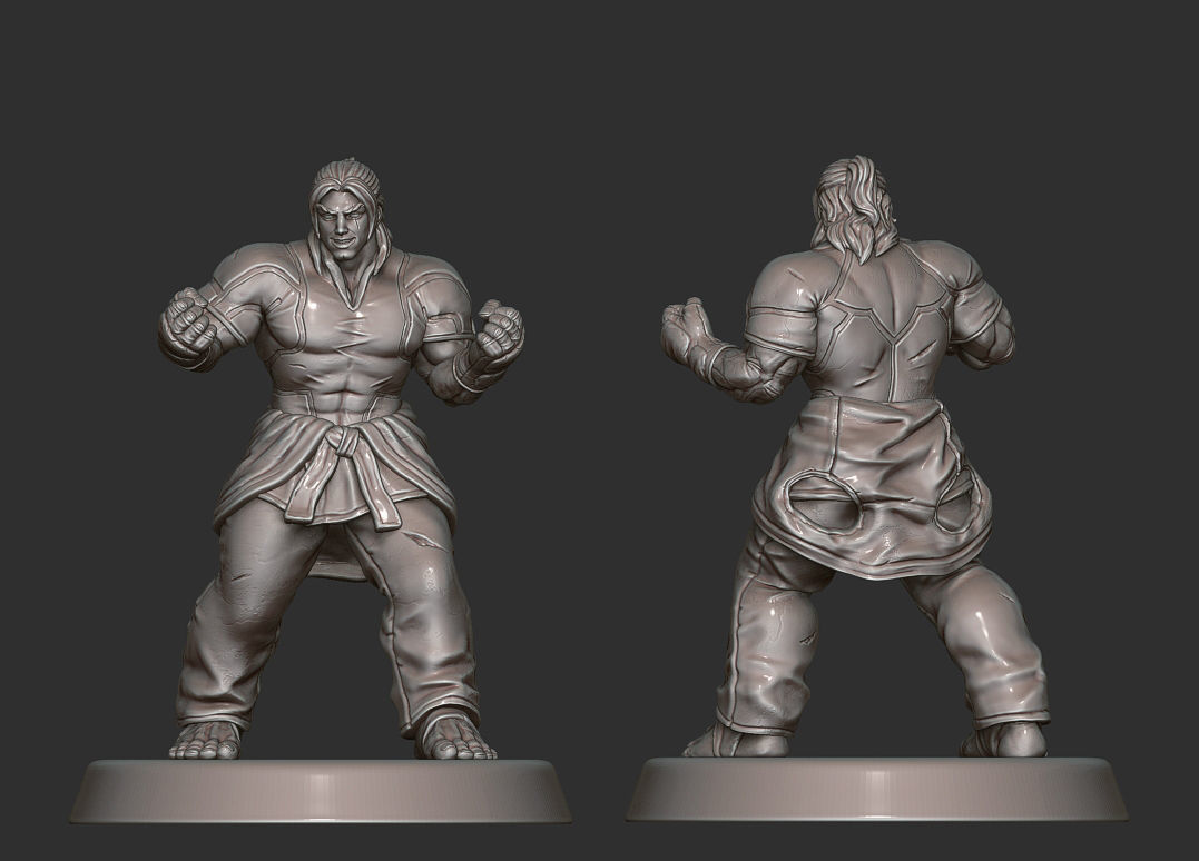 StreetFighterKen 3D print model_1