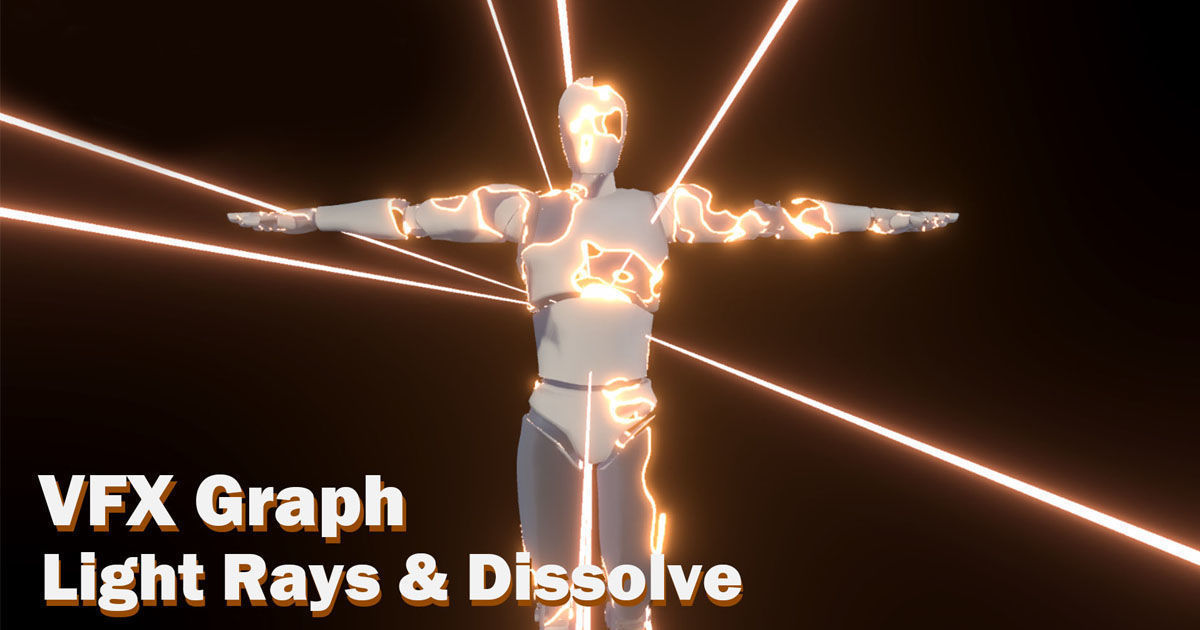 Unity VFX Graph - Light Rays and Dissolve 3D model_5