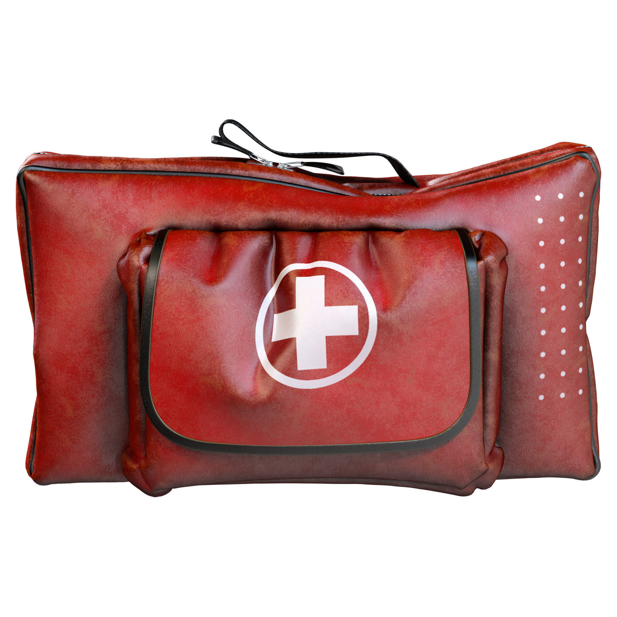  First Aid Kits Low-poly 3D model_2