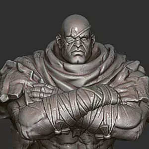 StreetFighterSagat 3D print model_0