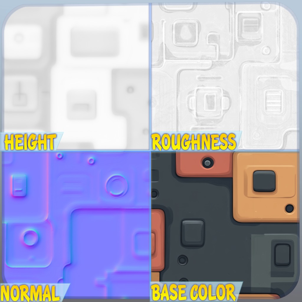 SciFi Seamless Texture Texture_1