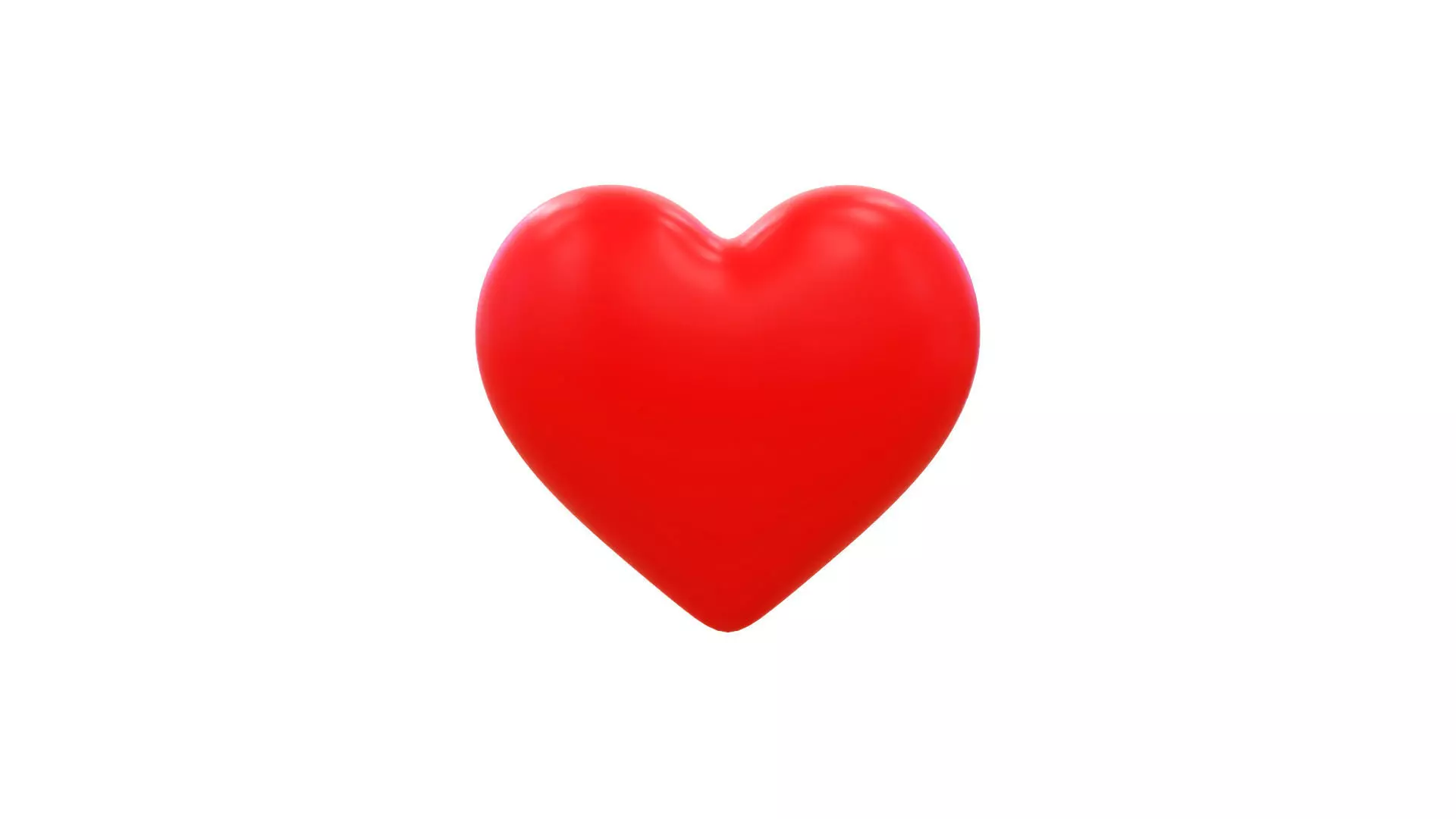 Low-Poly Heart Simple  Low-poly 3D model_0