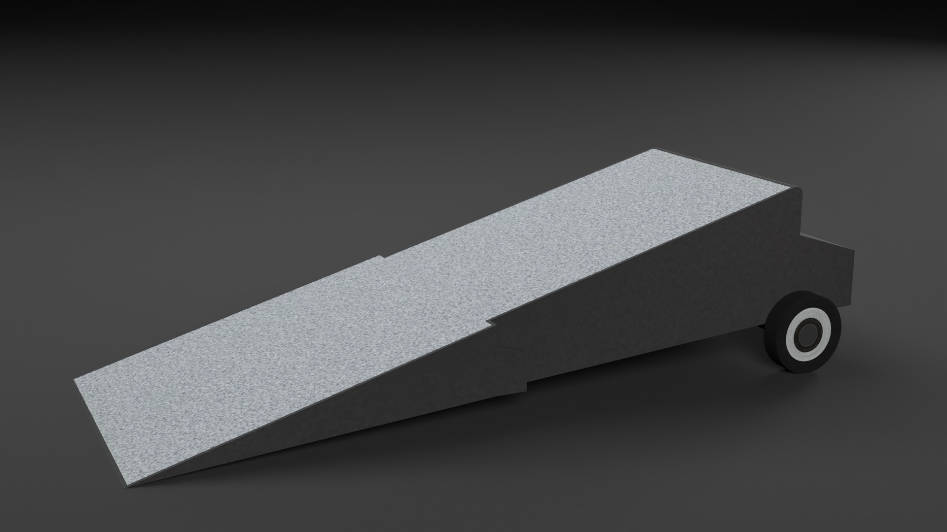 Low Poly Ramp Low-poly 3D model_3