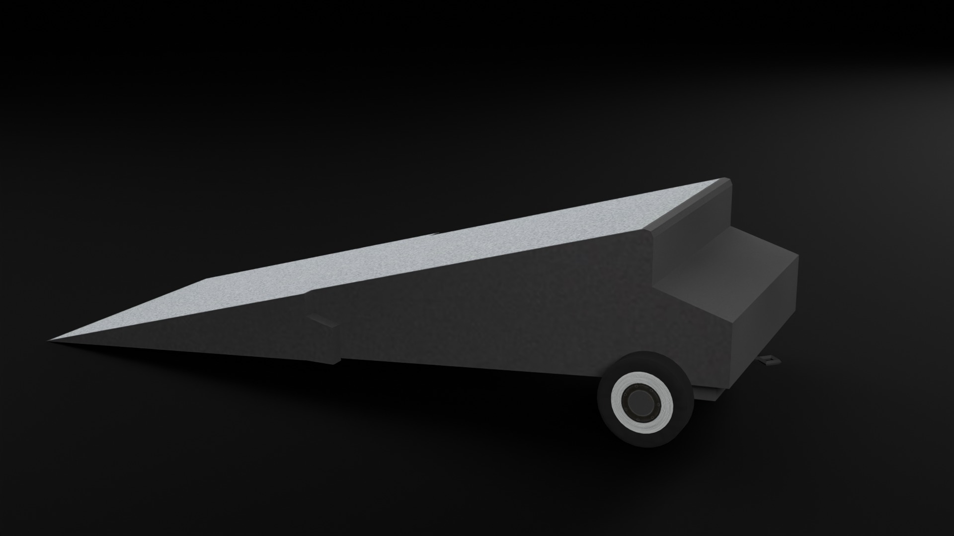 Low Poly Ramp Low-poly 3D model_4