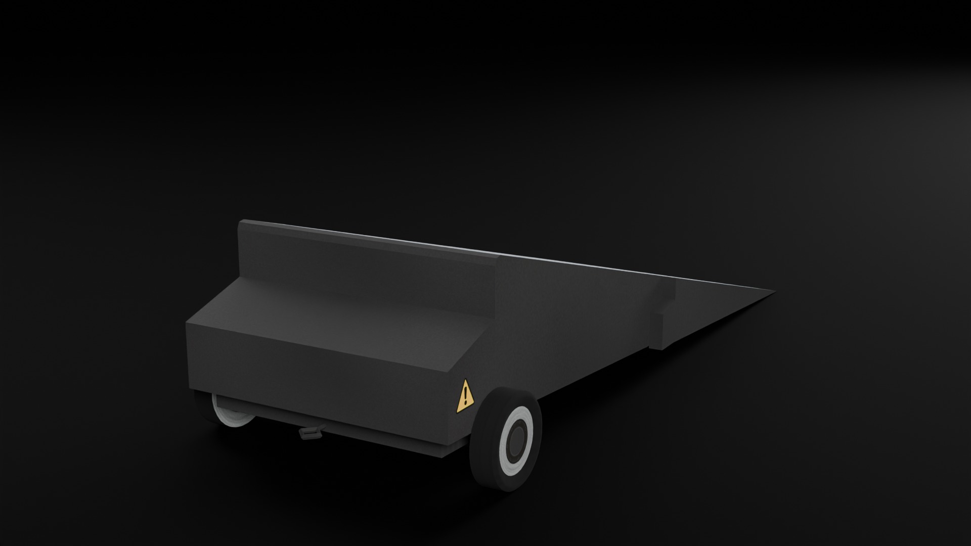 Low Poly Ramp Low-poly 3D model_5
