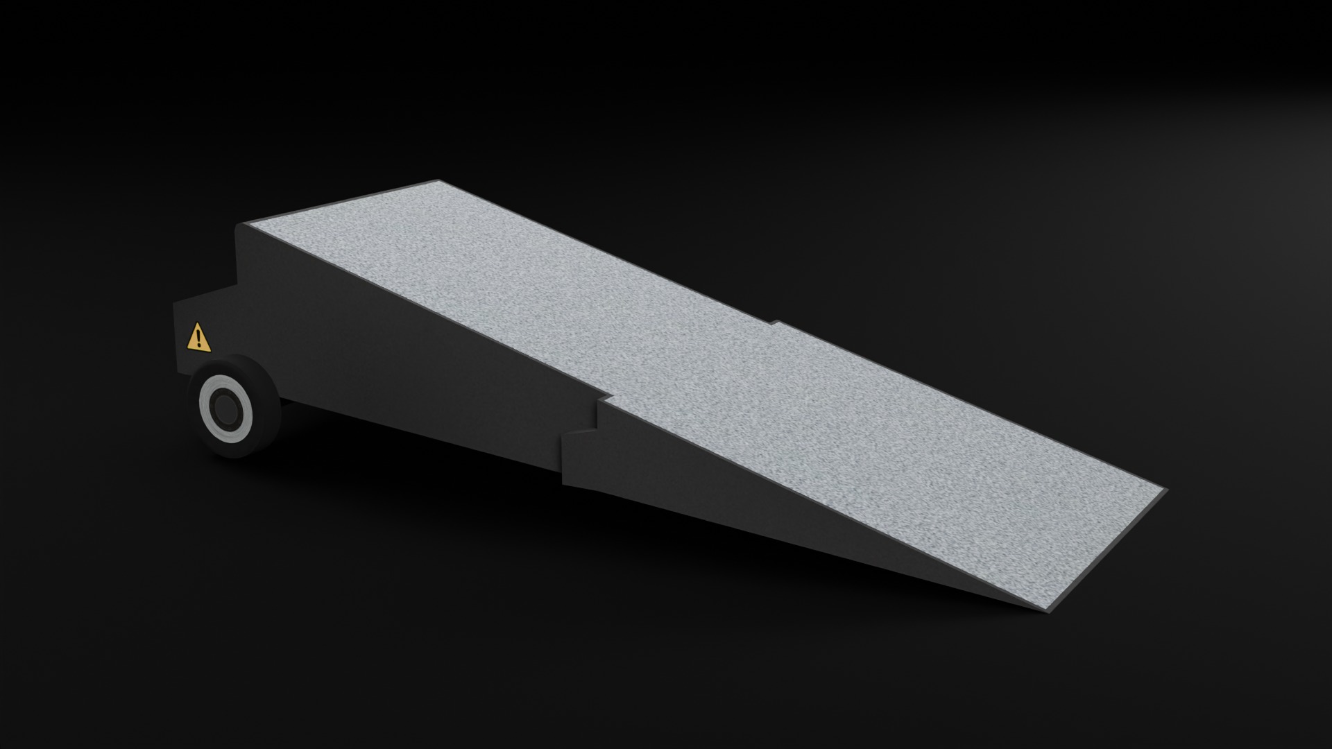 Low Poly Ramp Low-poly 3D model_2