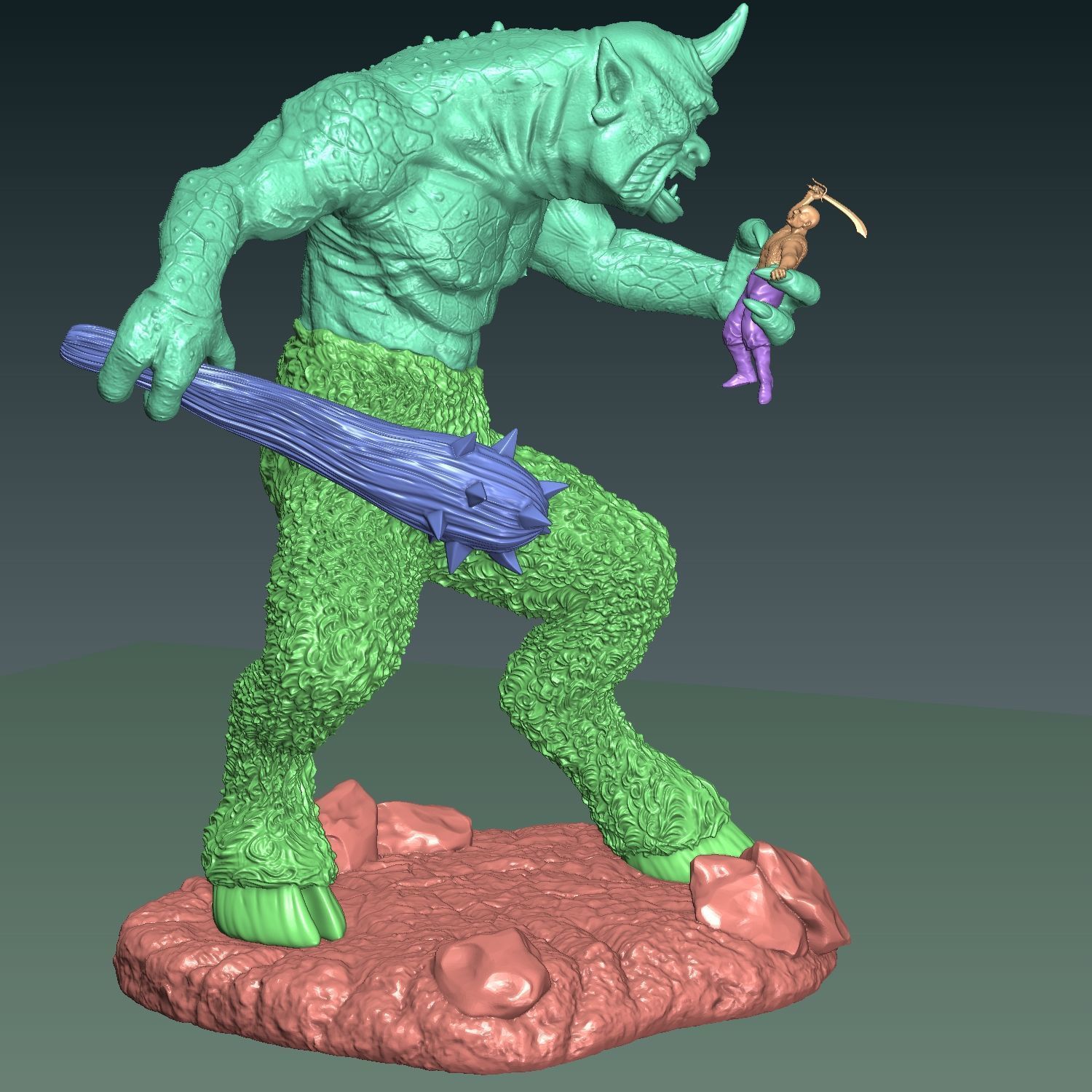 The 7th Voyage of Sinbad Cyclops 3D print model_5