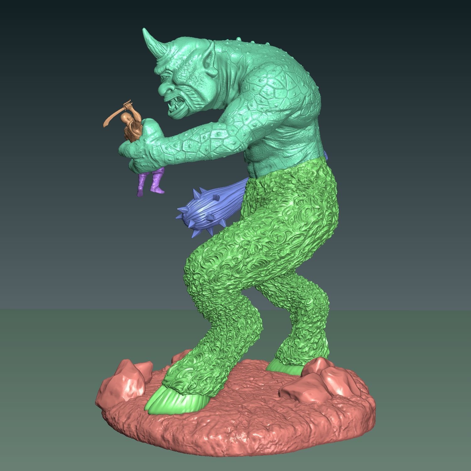 The 7th Voyage of Sinbad Cyclops 3D print model_7