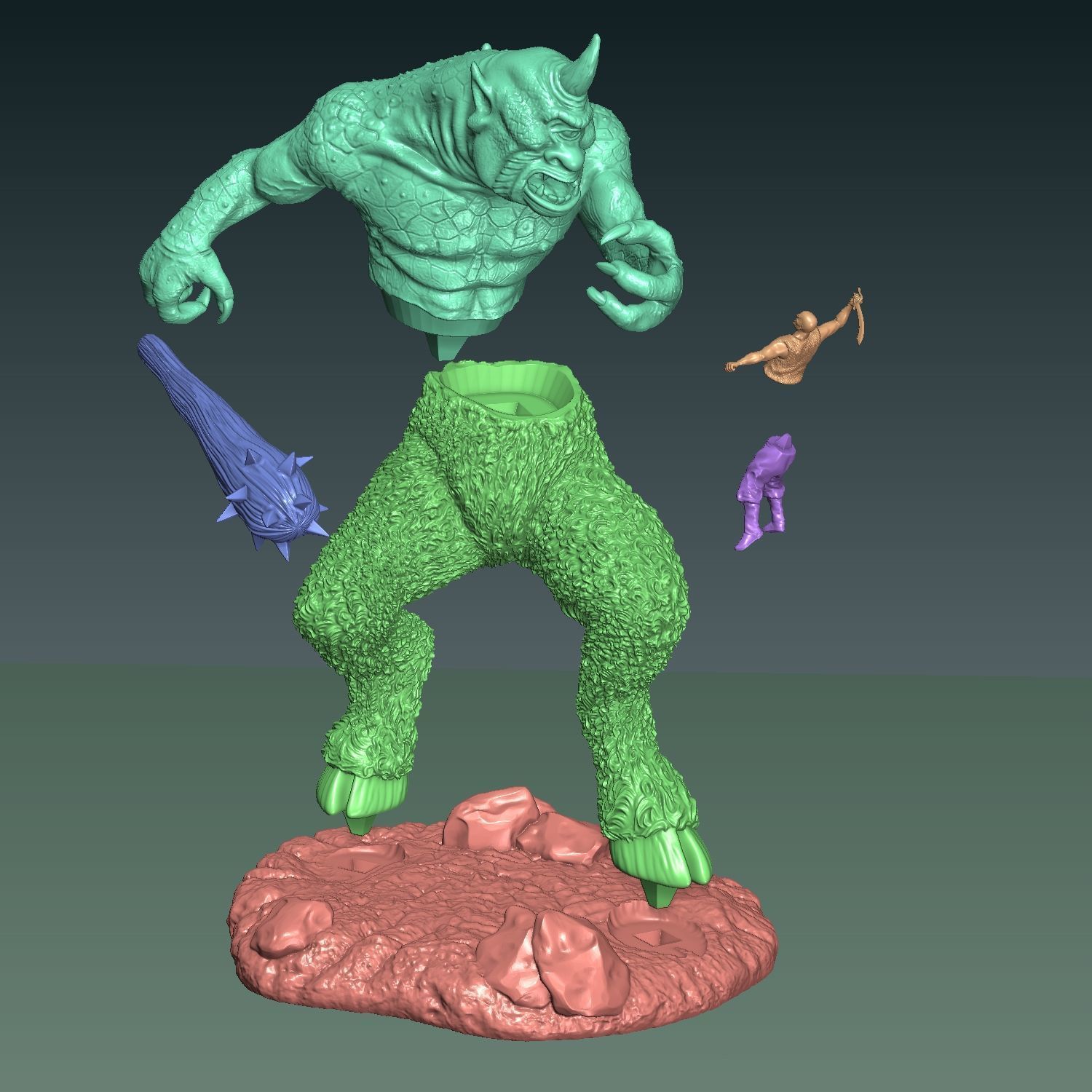 The 7th Voyage of Sinbad Cyclops 3D print model_8